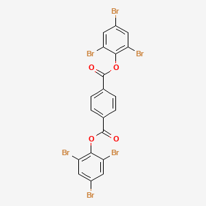 molecular formula C20H8Br6O4 B13754777 Bis(2,4,6-tribromophenyl) terephthalate CAS No. 57376-95-1