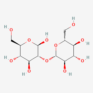 molecular formula C12H22O11 B13754788 2-O-beta-D-Glucopyranosyl-beta-D-glucopyranose CAS No. 26887-94-5