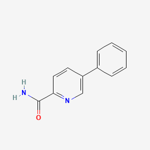 molecular formula C12H10N2O B13754795 5-phenyl-2-Pyridinecarboxamide 