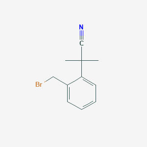 2-[2-(Bromomethyl)phenyl]-2-methylpropanenitrile
