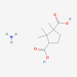 molecular formula C10H19NO4 B13754859 Ammonium camphorate CAS No. 5985-93-3