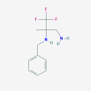 (3-Amino-1,1,1-trifluoro-2-methylpropan-2-yl)(benzyl)amine