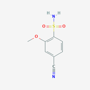 4-Cyano-2-methoxybenzene-1-sulfonamide