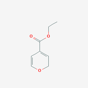molecular formula C8H10O3 B13754906 2H-Pyran-4-carboxylic acid tetrahydro ethyl ester 