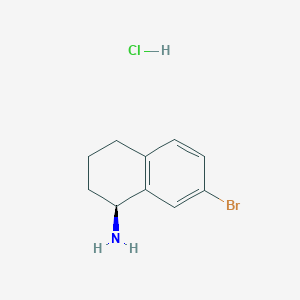 (S)-7-Bromo-1,2,3,4-tetrahydro-naphthalen-1-ylamine hydrochloride