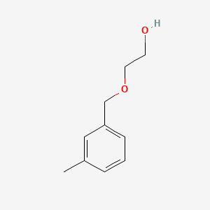 molecular formula C10H14O2 B13754981 2-[(3-Methylphenyl)methoxy]ethanol CAS No. 34135-75-6