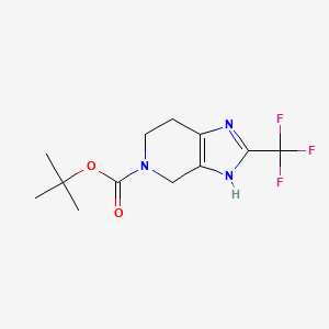 tert-Butyl 2-(trifluoromethyl)-6,7-dihydro-3H-imidazo[4,5-c]pyridine-5(4H)-carboxylate
