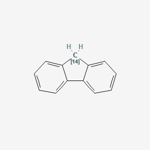molecular formula C13H10 B13754995 Fluorene-9-14C 