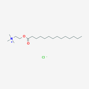 molecular formula C19H40ClNO2 B013755 Myristoylcholine chloride CAS No. 4277-89-8