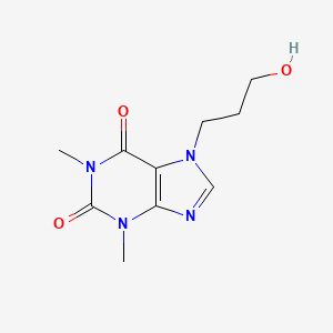 molecular formula C10H14N4O3 B13755018 7-(3-Hydroxypropyl)theophylline CAS No. 23146-04-5