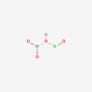 molecular formula BHO4W B13755059 Tungsten boron tetraoxide CAS No. 56644-98-5