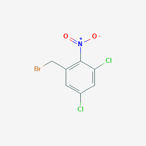 molecular formula C7H4BrCl2NO2 B1375511 1-(Bromomethyl)-3,5-dichloro-2-nitrobenzene CAS No. 1258546-74-5