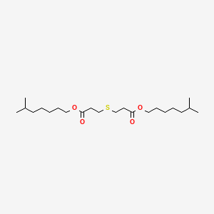 molecular formula C22H42O4S B13755135 Diisooctyl 3,3'-thiobispropionate CAS No. 26655-40-3