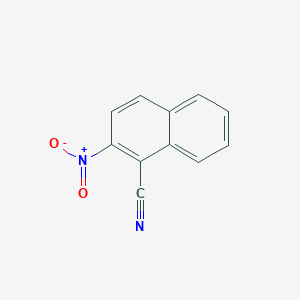 molecular formula C11H6N2O2 B13755215 2-Nitronaphthalene-1-carbonitrile CAS No. 27525-01-5