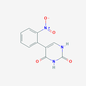 molecular formula C10H7N3O4 B13755220 5-(2-Nitrophenyl)uracil CAS No. 749860-58-0