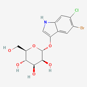 molecular formula C14H15BrClNO6 B1375525 5-Bromo-6-chloro-1H-indol-3-yl-a-D-mannopyranoside CAS No. 1384197-50-5