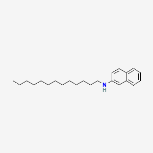 molecular formula C23H35N B13755292 N-Tridecylnaphthalen-2-amine CAS No. 56358-18-0