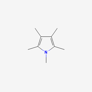 molecular formula C9H15N B13755305 1,2,3,4,5-Pentamethyl-1H-pyrrole CAS No. 767-76-0