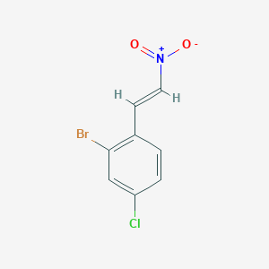 (E)-2-Bromo-4-chloro-1-(2-nitrovinyl)benzene