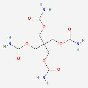 molecular formula C9H16N4O8 B13755393 Pentaerythritol tetracarbamate CAS No. 24794-44-3