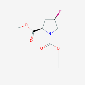 (2R,4R)-1-tert-butyl 2-methyl 4-fluoropyrrolidine-1,2-dicarboxylate