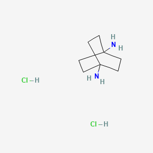 molecular formula C8H18Cl2N2 B1375548 Bicyclo[2.2.2]octane-1,4-diamine dihydrochloride CAS No. 2277-93-2