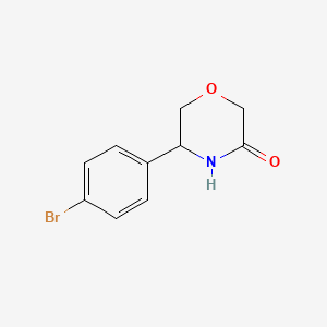 5-(4-Bromophenyl)morpholin-3-one