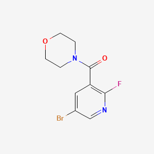 molecular formula C10H10BrFN2O2 B1375569 4-[(5-Bromo-2-fluoro-3-pyridinyl)carbonyl]morpholine CAS No. 875781-64-9
