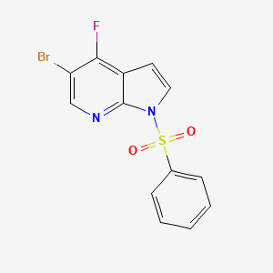 5-Bromo-4-fluoro-1-(phenylsulfonyl)-7-azaindole