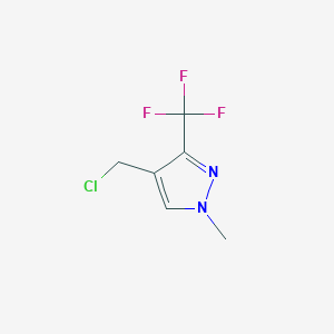 4-(Chloromethyl)-1-methyl-3-(trifluoromethyl)-1h-pyrazole