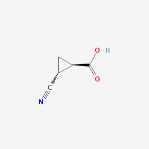 trans-2-Cyanocyclopropane-1-carboxylic acid