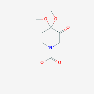 Tert-butyl 4,4-dimethoxy-3-oxopiperidine-1-carboxylate