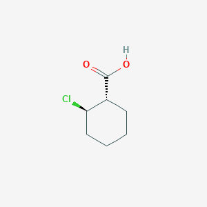 molecular formula C7H11ClO2 B13755919 Cyclohexanecarboxylic acid, 2-chloro-, trans- CAS No. 26041-69-0