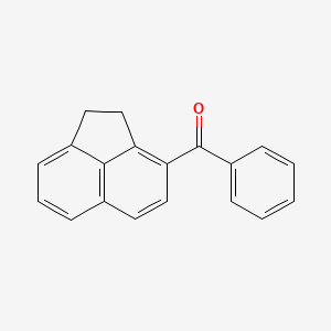 molecular formula C19H14O B13755937 1,2-Dihydroacenaphthylen-3-yl(phenyl)methanone CAS No. 72976-61-5