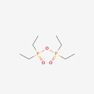 molecular formula C8H20O3P2 B13755940 Phosphinic acid, diethyl-, anhydride CAS No. 7495-97-8