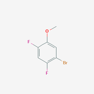 molecular formula C7H5BrF2O B1375596 1-Bromo-2,4-difluoro-5-methoxybenzene CAS No. 943831-06-9
