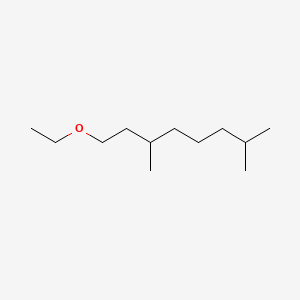 molecular formula C12H26O B13755962 Octane, 1-ethoxy-3,7-dimethyl- CAS No. 22810-10-2