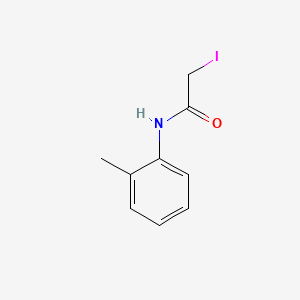 molecular formula C9H10INO B13756016 2-iodo-N-(2-methylphenyl)acetamide CAS No. 73663-82-8