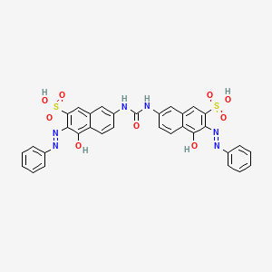 molecular formula C33H24N6O9S2 B13756036 Brillant Orange CAS No. 25188-23-2