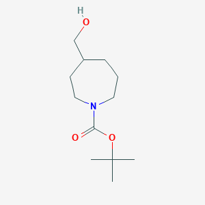 molecular formula C12H23NO3 B1375604 tert-Butyl 4-(hydroxymethyl)azepane-1-carboxylate CAS No. 1065608-51-6