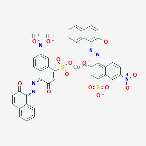 molecular formula C40H22CoN6O14S2- B13756117 Einecs 248-109-4 CAS No. 26921-01-7
