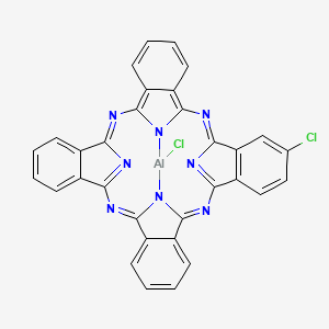 molecular formula C32H15AlCl2N8 B13756153 Chloro aluminum chloro phthaloyanine 