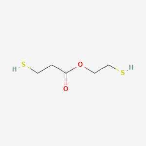 molecular formula C5H10O2S2 B13756161 2-Mercaptoethyl 3-mercaptopropionate CAS No. 59970-59-1