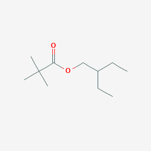 molecular formula C11H22O2 B137562 2-Ethylbutyl 2,2-dimethylpropanoate CAS No. 131141-70-3