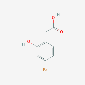 molecular formula C8H7BrO3 B1375624 2-(4-Bromo-2-hydroxyphenyl)acetic acid CAS No. 1261497-72-6