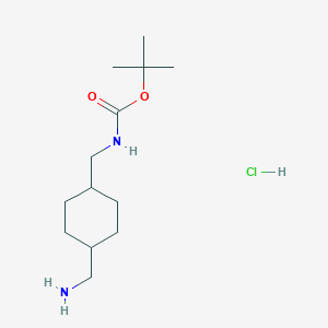 molecular formula C13H27ClN2O2 B1375626 Boc-1,4-cis-damch HCl CAS No. 256649-59-9