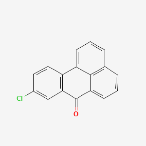 molecular formula C17H9ClO B13756317 9-Chloro-7H-benzo[de]anthracen-7-one CAS No. 56943-67-0