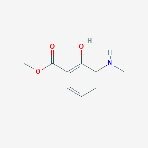 molecular formula C9H11NO3 B1375636 Methyl 2-hydroxy-3-(methylamino)benzoate CAS No. 98996-47-5