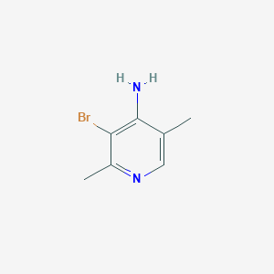 molecular formula C7H9BrN2 B1375642 3-Bromo-2,5-dimethylpyridin-4-amine CAS No. 1351516-43-2