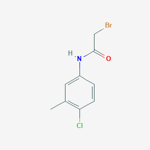 2-bromo-N-(4-chloro-3-methylphenyl)acetamide